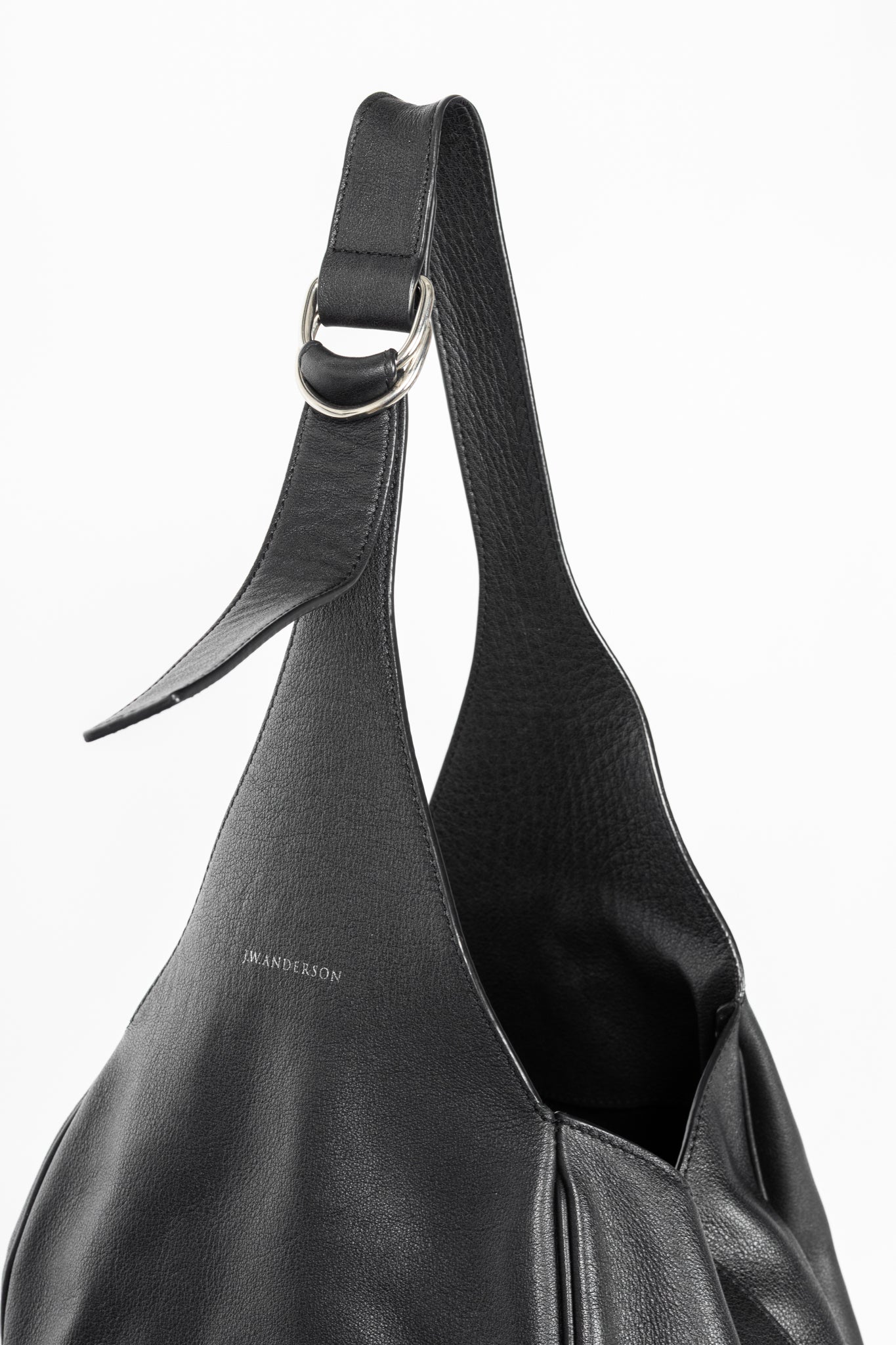 J.W. Anderson AW17 Black Leather Knot Hobo