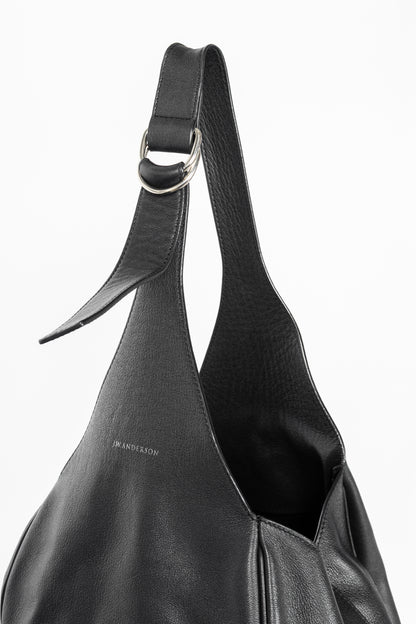 J.W. Anderson AW17 Black Leather Knot Hobo