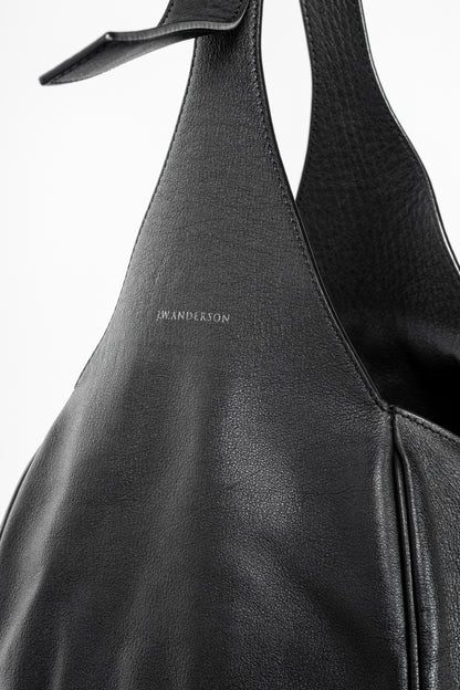 J.W. Anderson AW17 Black Leather Knot Hobo