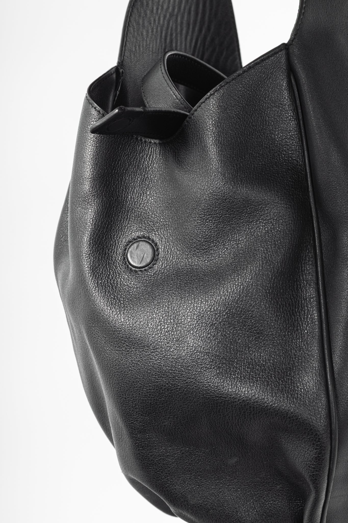 J.W. Anderson AW17 Black Leather Knot Hobo