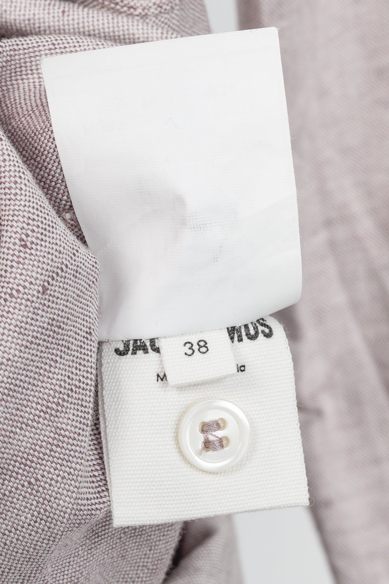 Jacquemus La Robe Cavaou Light Purple Cotton & Linen Cutout Midi Dress