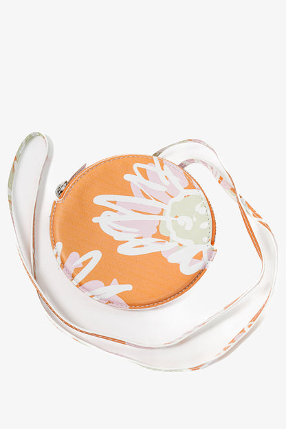Jacquemus Le Pitchou Orange Flowers Leather Wallet