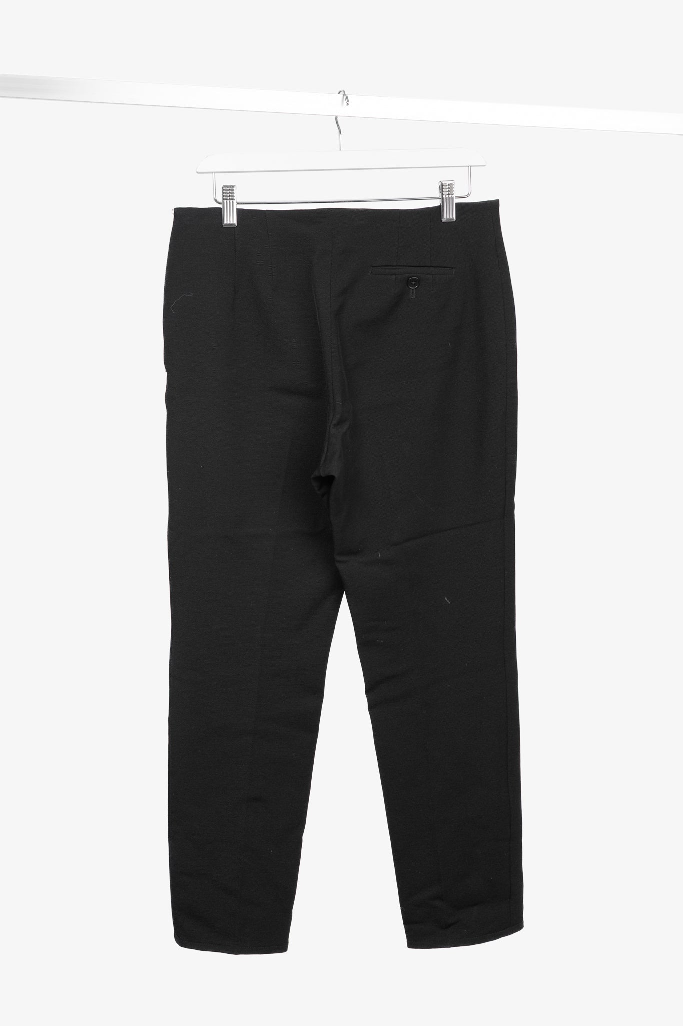 Jil Sander Black Wool-Blend Twill Slim Ankle-Length Trousers