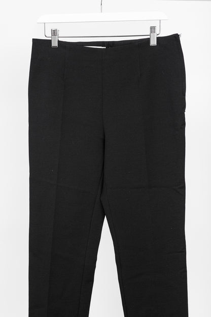 Jil Sander Black Wool-Blend Twill Slim Ankle-Length Trousers