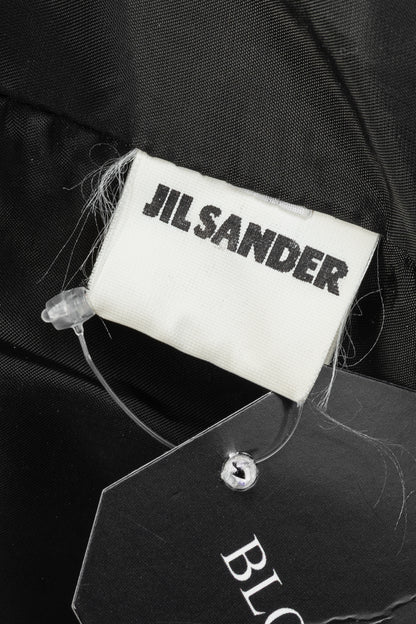 Jil Sander Vintage 90's Black Wool-Crepe Beaded Blazer