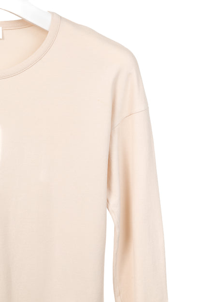 Jil Sander Peach Cotton Long-Sleeve T-Shirt