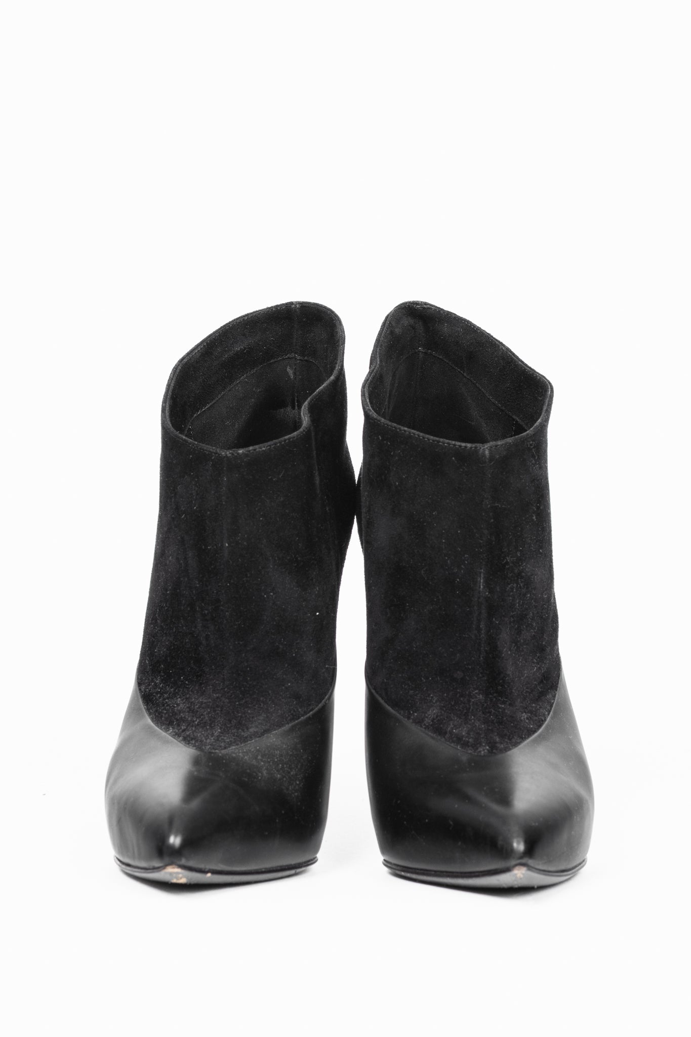 Jimmy Choo Diad Black Suede & Nappa Leather Ankle Boots