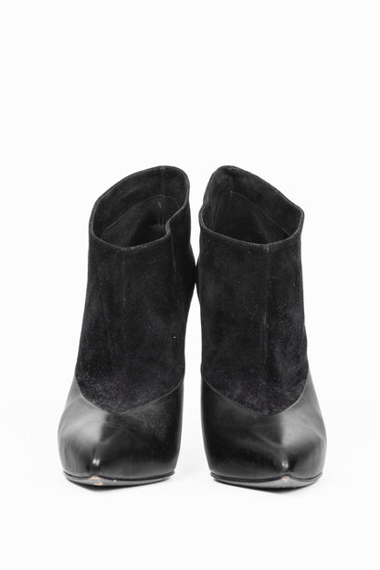 Jimmy Choo Diad Black Suede & Nappa Leather Ankle Boots