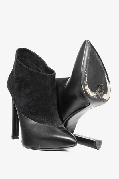 Jimmy Choo Diad Black Suede & Nappa Leather Ankle Boots