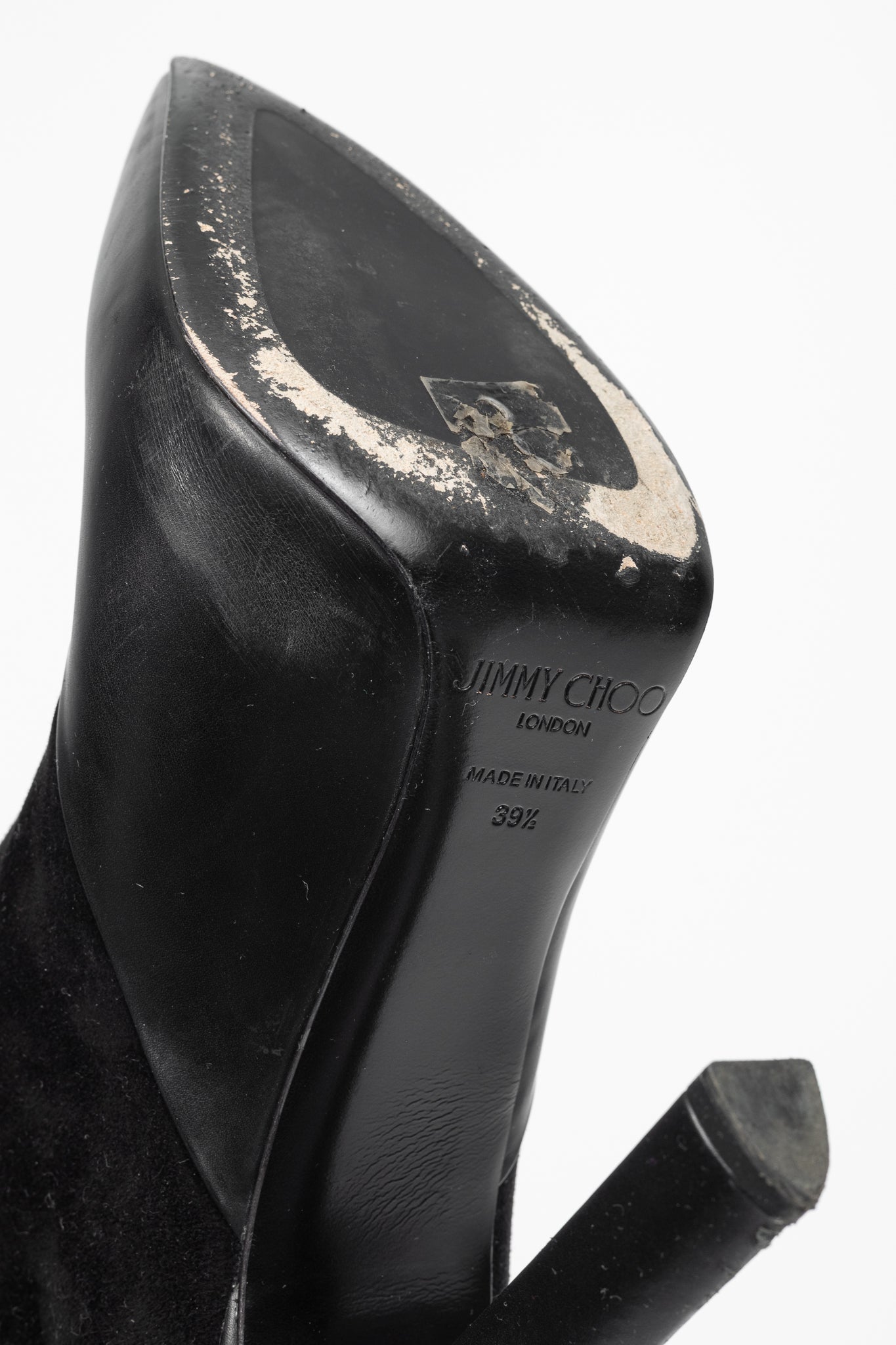 Jimmy Choo Diad Black Suede & Nappa Leather Ankle Boots