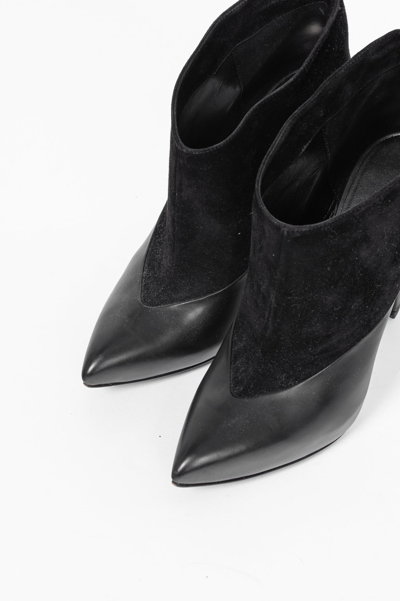 Jimmy Choo Diad Black Suede & Nappa Leather Ankle Boots