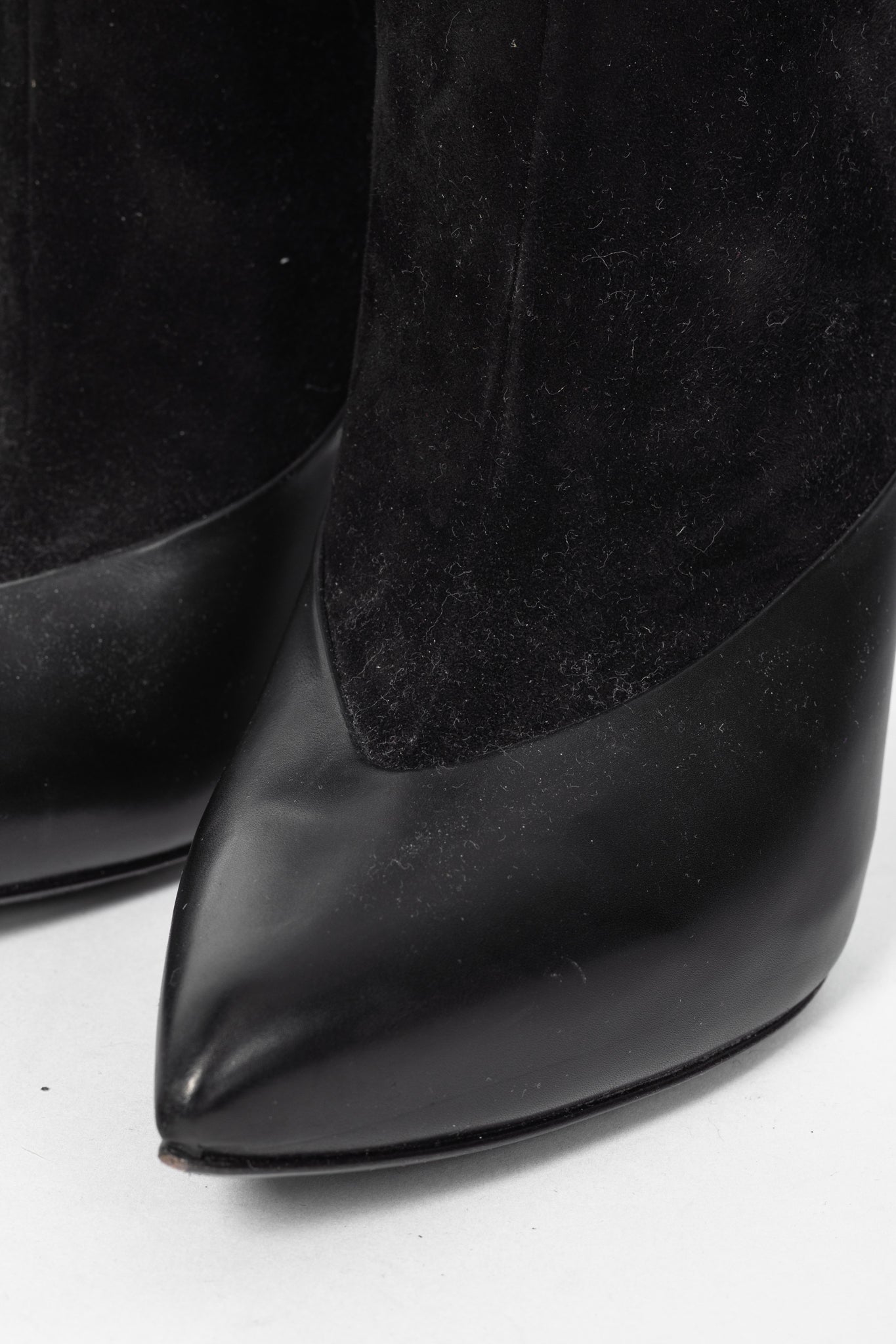 Jimmy Choo Diad Black Suede & Nappa Leather Ankle Boots