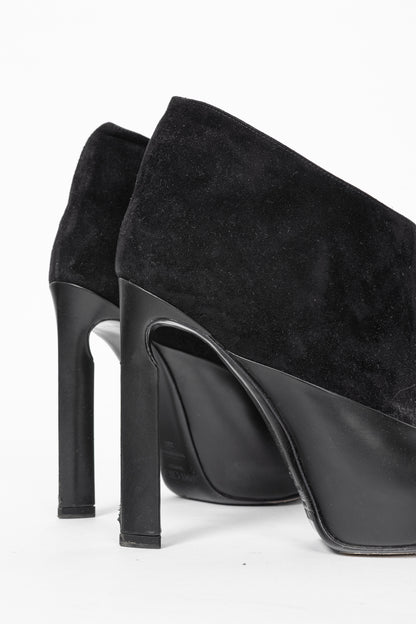 Jimmy Choo Diad Black Suede & Nappa Leather Ankle Boots