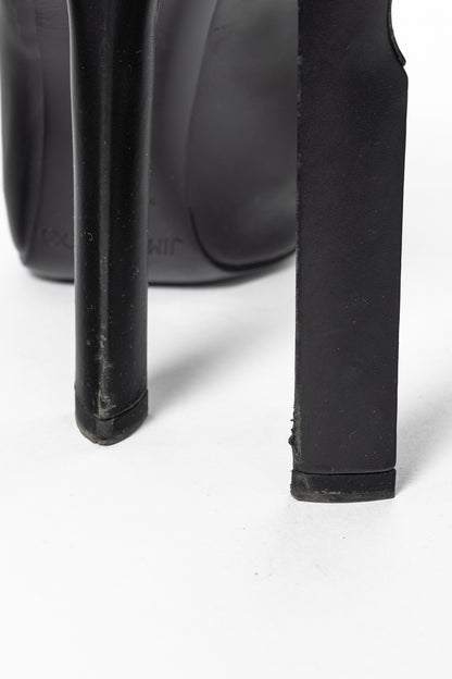 Jimmy Choo Diad Black Suede & Nappa Leather Ankle Boots