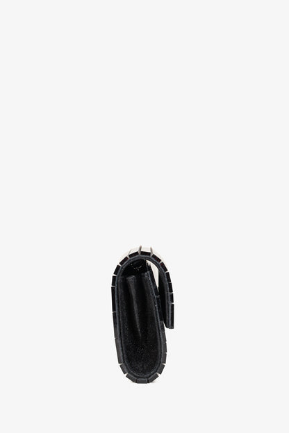 Jimmy Choo Sweetie Glitter Lucite Clutch in Black Champagne