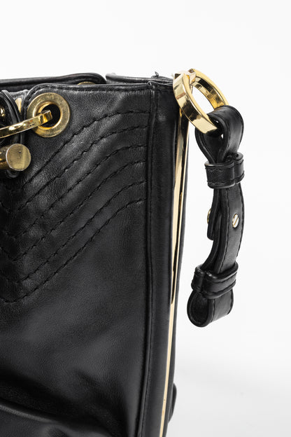 Jimmy Choo Alex Black Leather Hobo