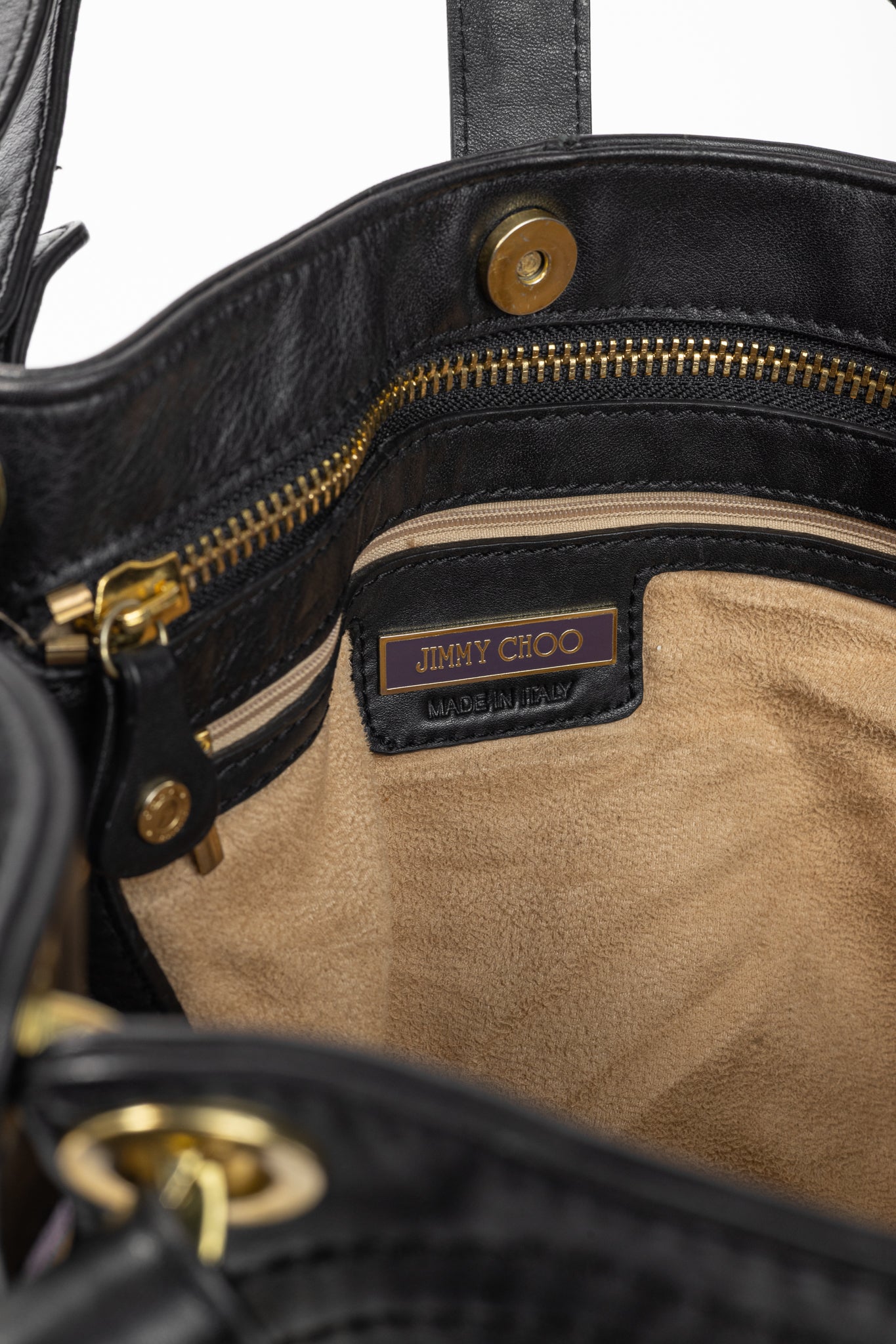 Jimmy Choo Alex Black Leather Hobo