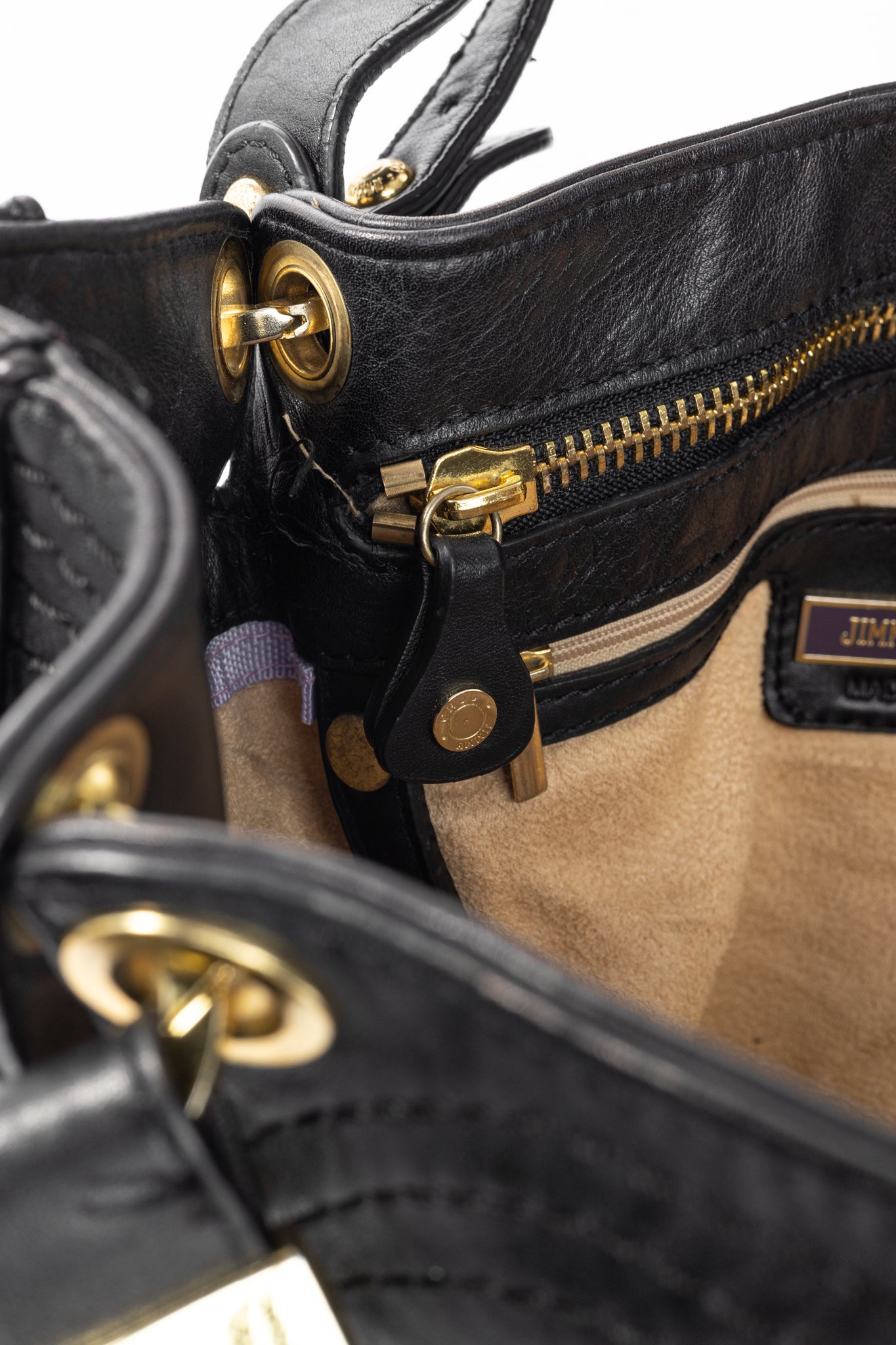 Jimmy Choo Alex Black Leather Hobo