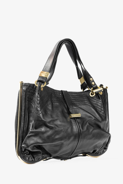 Jimmy Choo Alex Black Leather Hobo