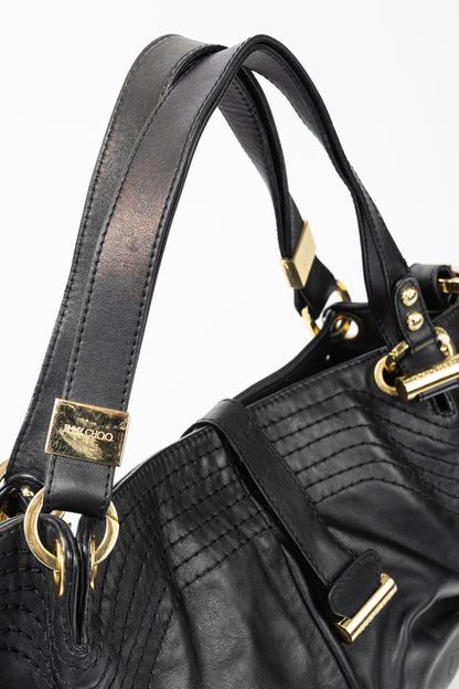 Jimmy Choo Alex Black Leather Hobo