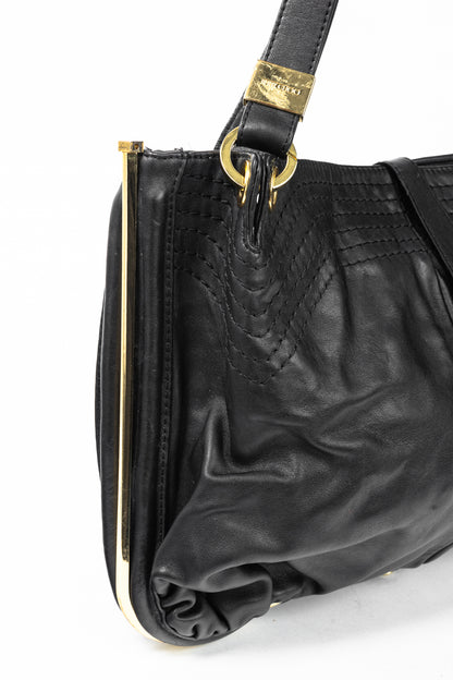Jimmy Choo Alex Black Leather Hobo
