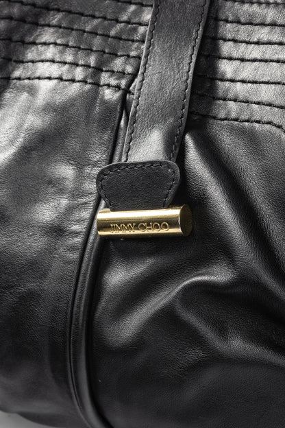 Jimmy Choo Alex Black Leather Hobo