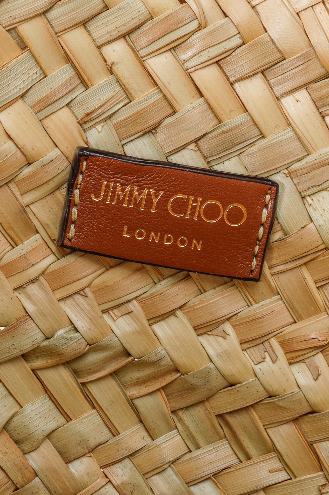 Jimmy Choo Macy Small Raffia Cross-Body Tote Bag