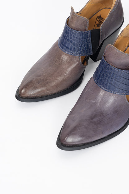 John Fluevog Entrance Room 502 Open-Sided Bumped Toe Heels