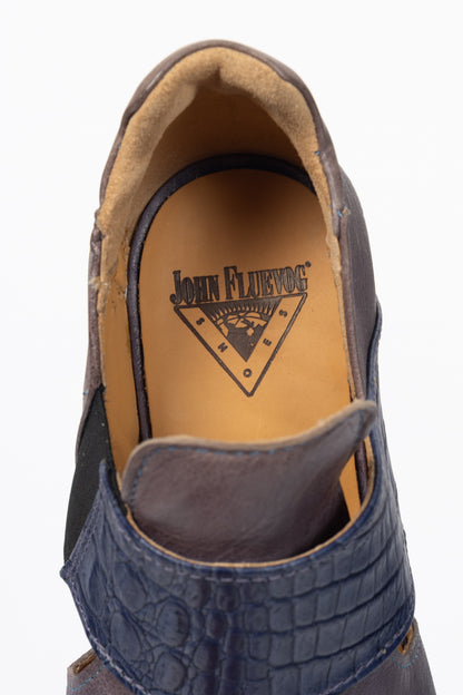 John Fluevog Entrance Room 502 Open-Sided Bumped Toe Heels