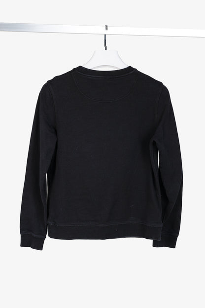 KENZO Black 'The Light' Embroidered Tiger Brushed Cotton Sweatshirt