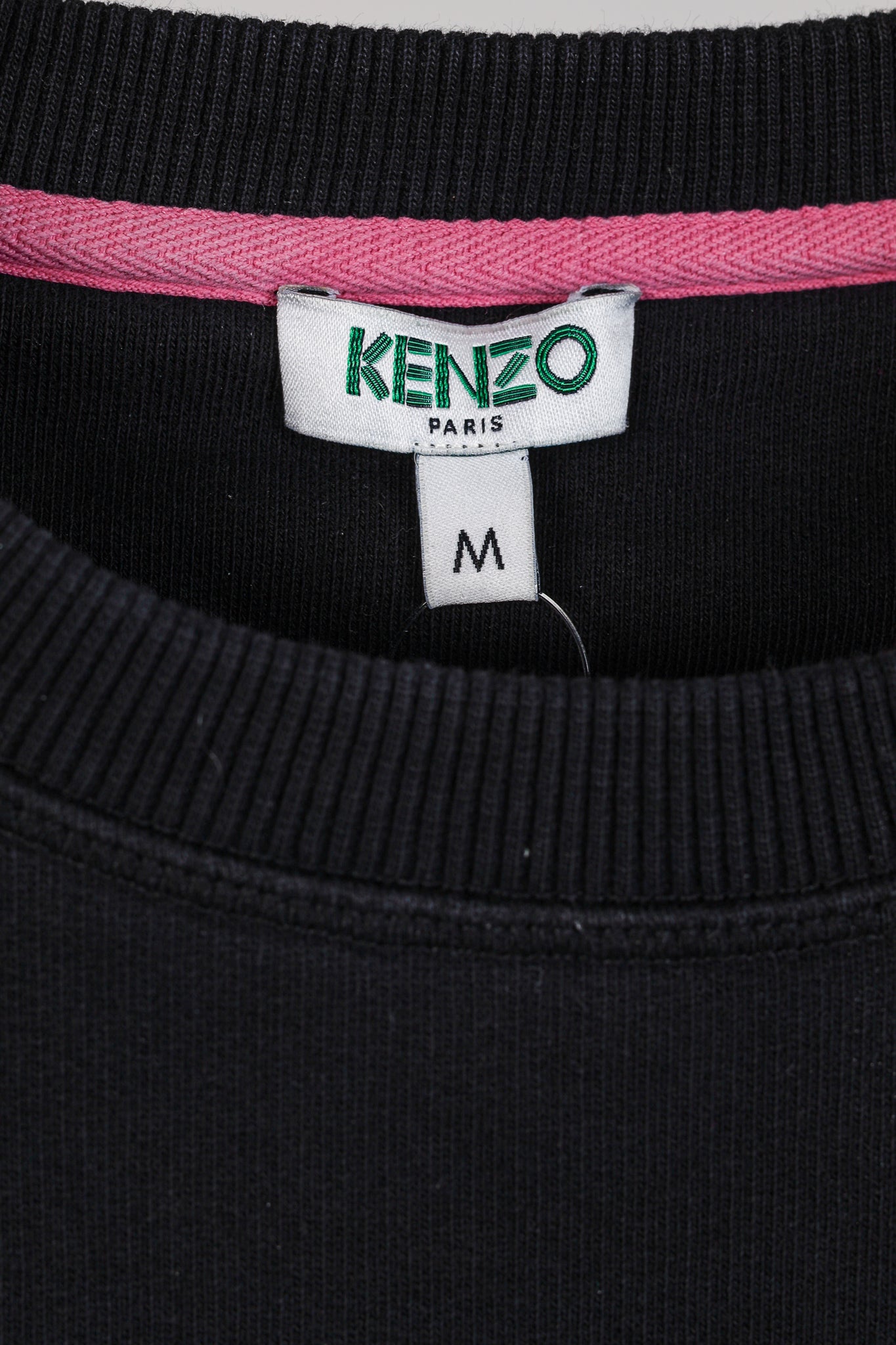 KENZO Black 'The Light' Embroidered Tiger Brushed Cotton Sweatshirt