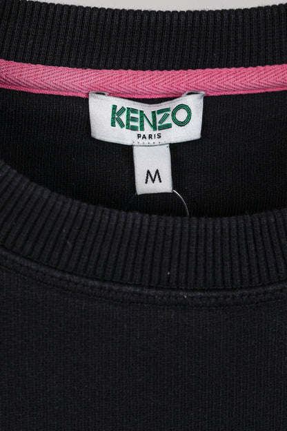 KENZO Black 'The Light' Embroidered Tiger Brushed Cotton Sweatshirt