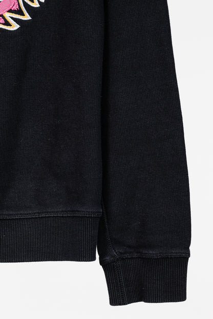 KENZO Black 'The Light' Embroidered Tiger Brushed Cotton Sweatshirt