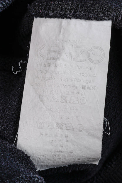 KENZO Black 'The Light' Embroidered Tiger Brushed Cotton Sweatshirt