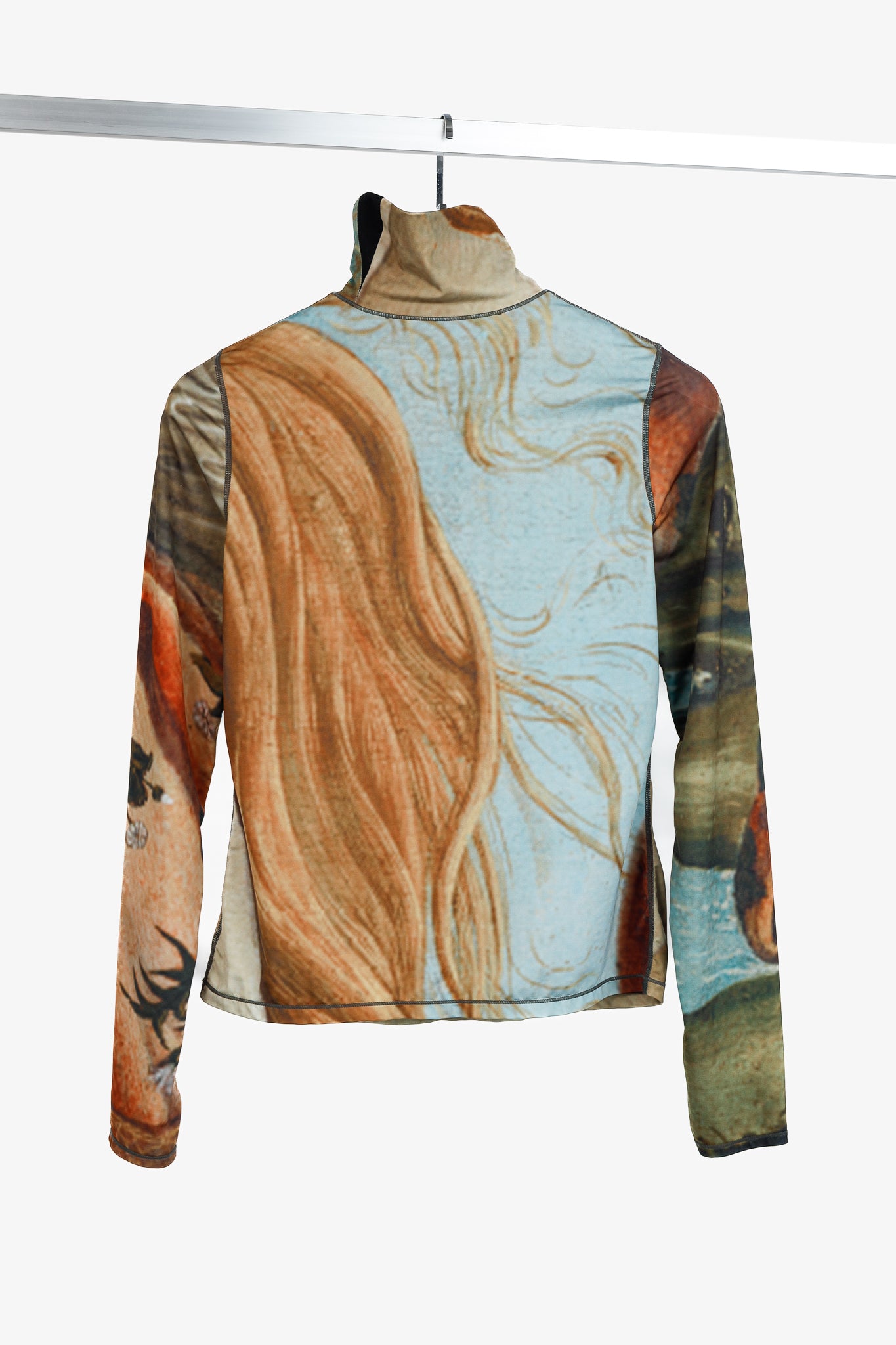 KIMHEKIM SS/21 Multicolour Botticelli Print Jersey Turtleneck