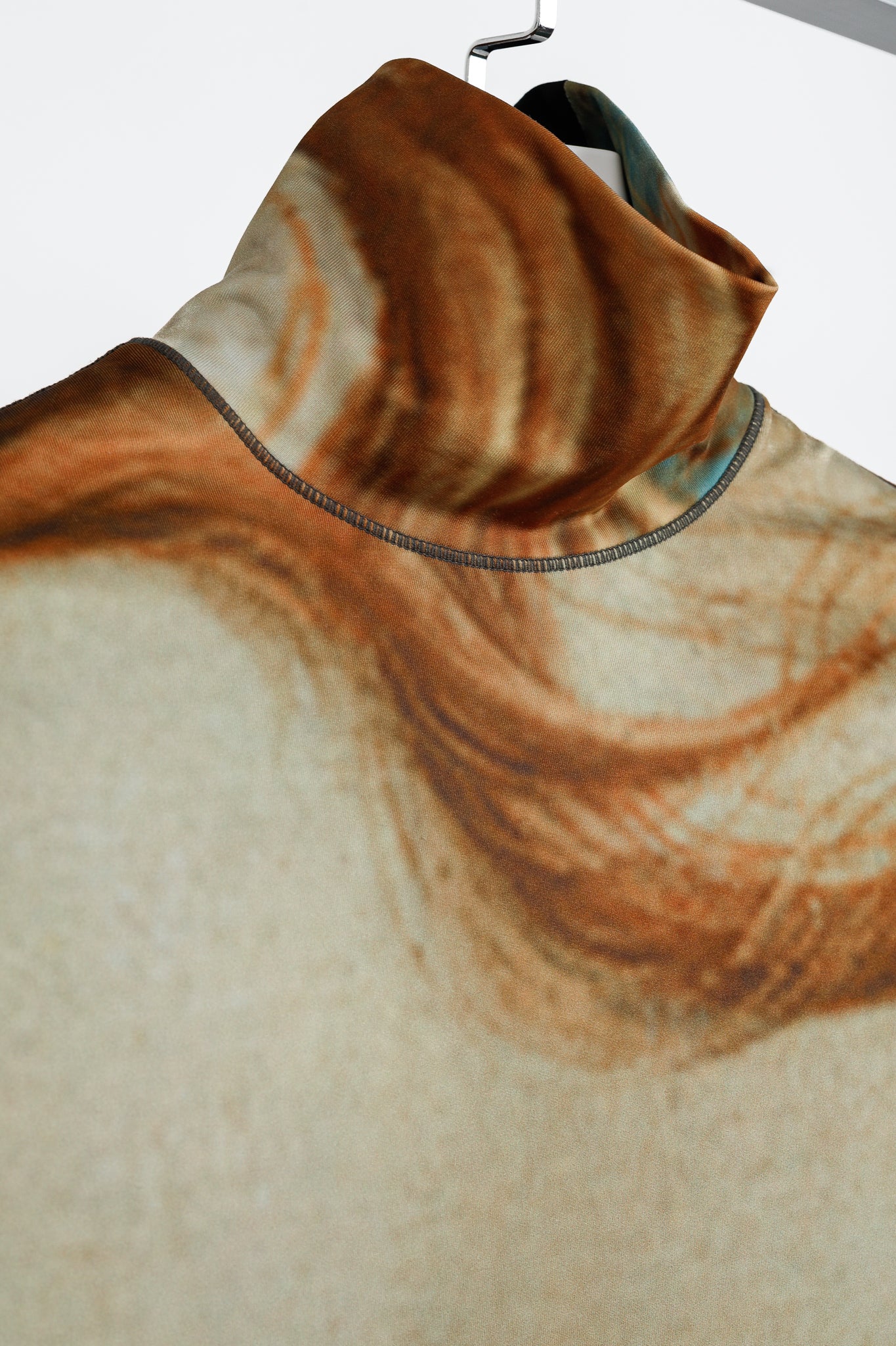 KIMHEKIM SS/21 Multicolour Botticelli Print Jersey Turtleneck