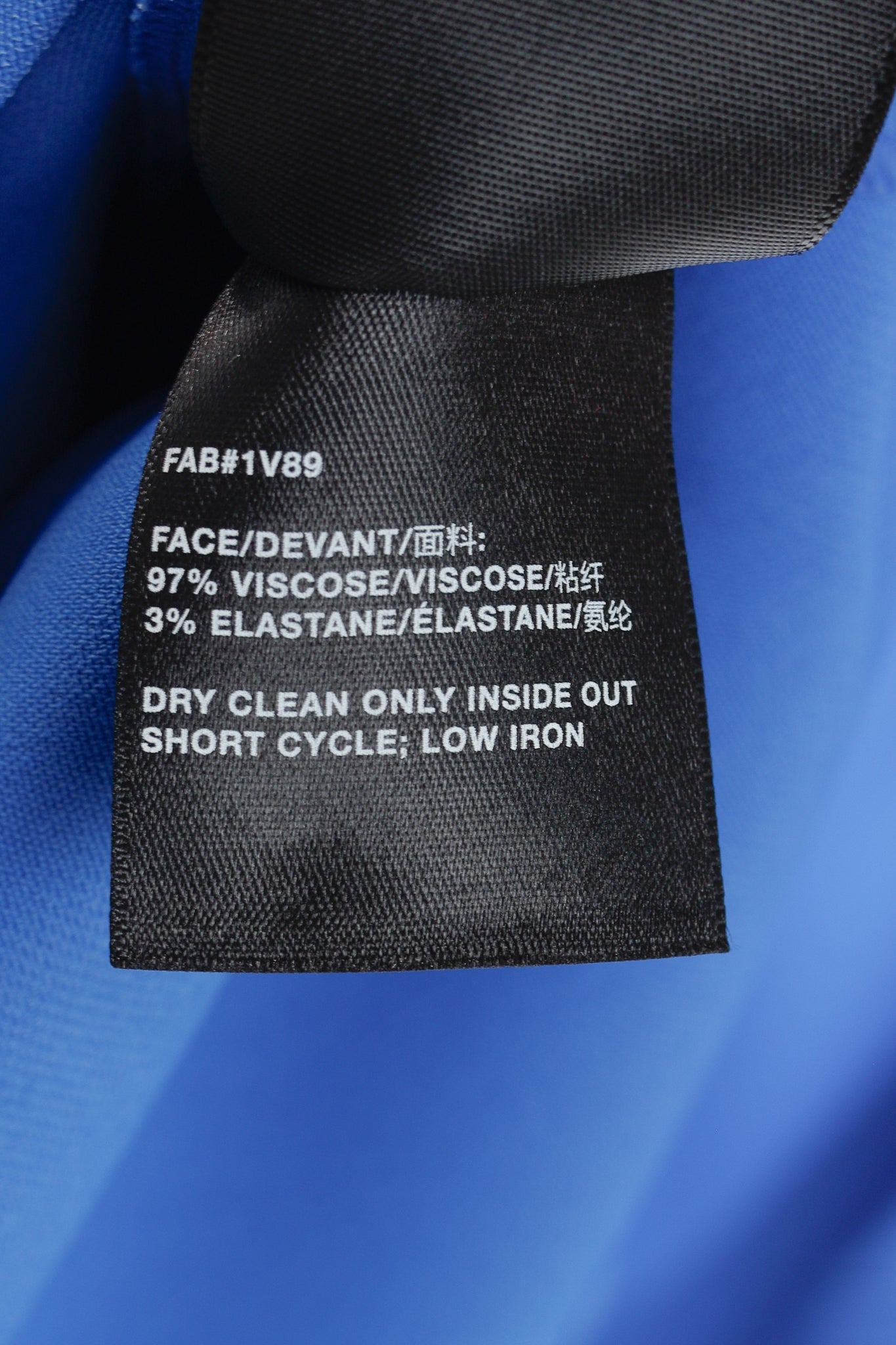 Lafayette 148 Classic Cobalt Cap-Sleeve V-Back Gown