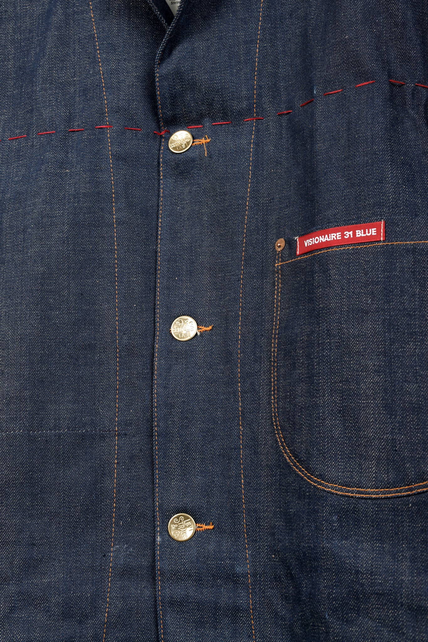 Levi's x Visionaire No. 31 Blue Limited Edition Denim One-Pocket Sack Coat