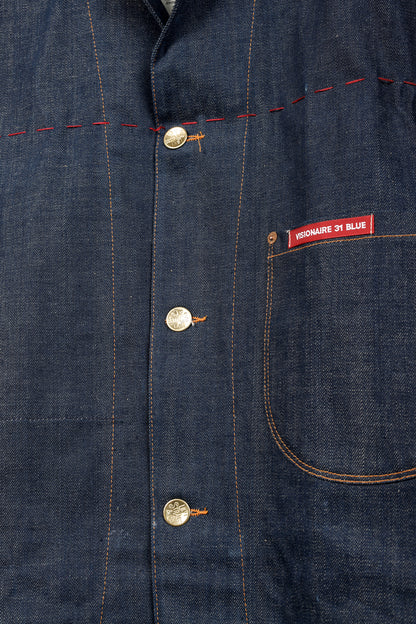 Levi's x Visionaire No. 31 Blue Limited Edition Denim One-Pocket Sack Coat