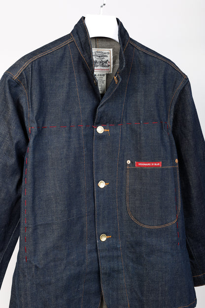 Levi's x Visionaire No. 31 Blue Limited Edition Denim One-Pocket Sack Coat