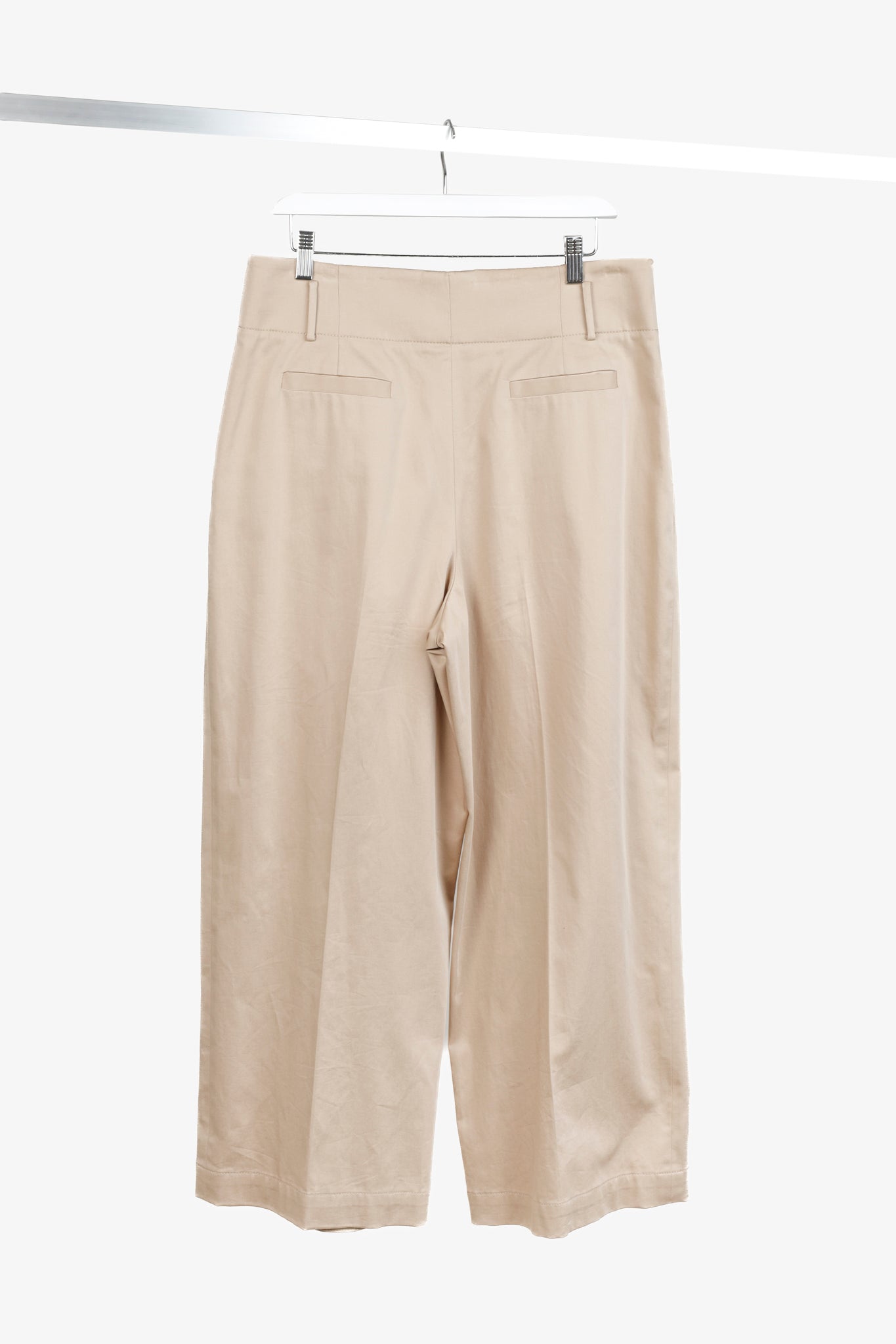 Lewit Tan Pleated Front Pant