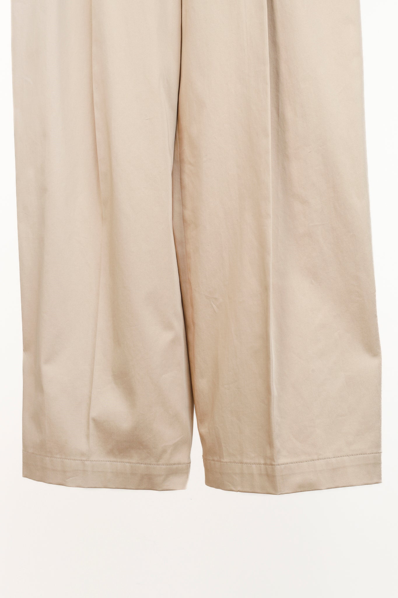 Lewit Tan Pleated Front Pant