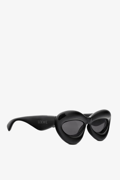 Loewe Black Cat Eye Inflated Sunglasses