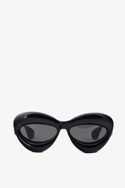 Loewe Black Cat Eye Inflated Sunglasses