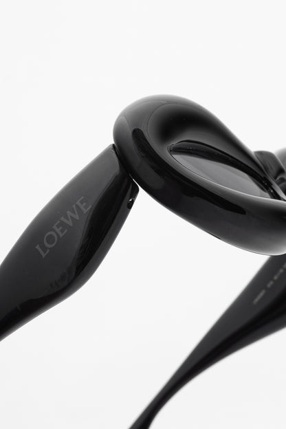 Loewe Black Cat Eye Inflated Sunglasses