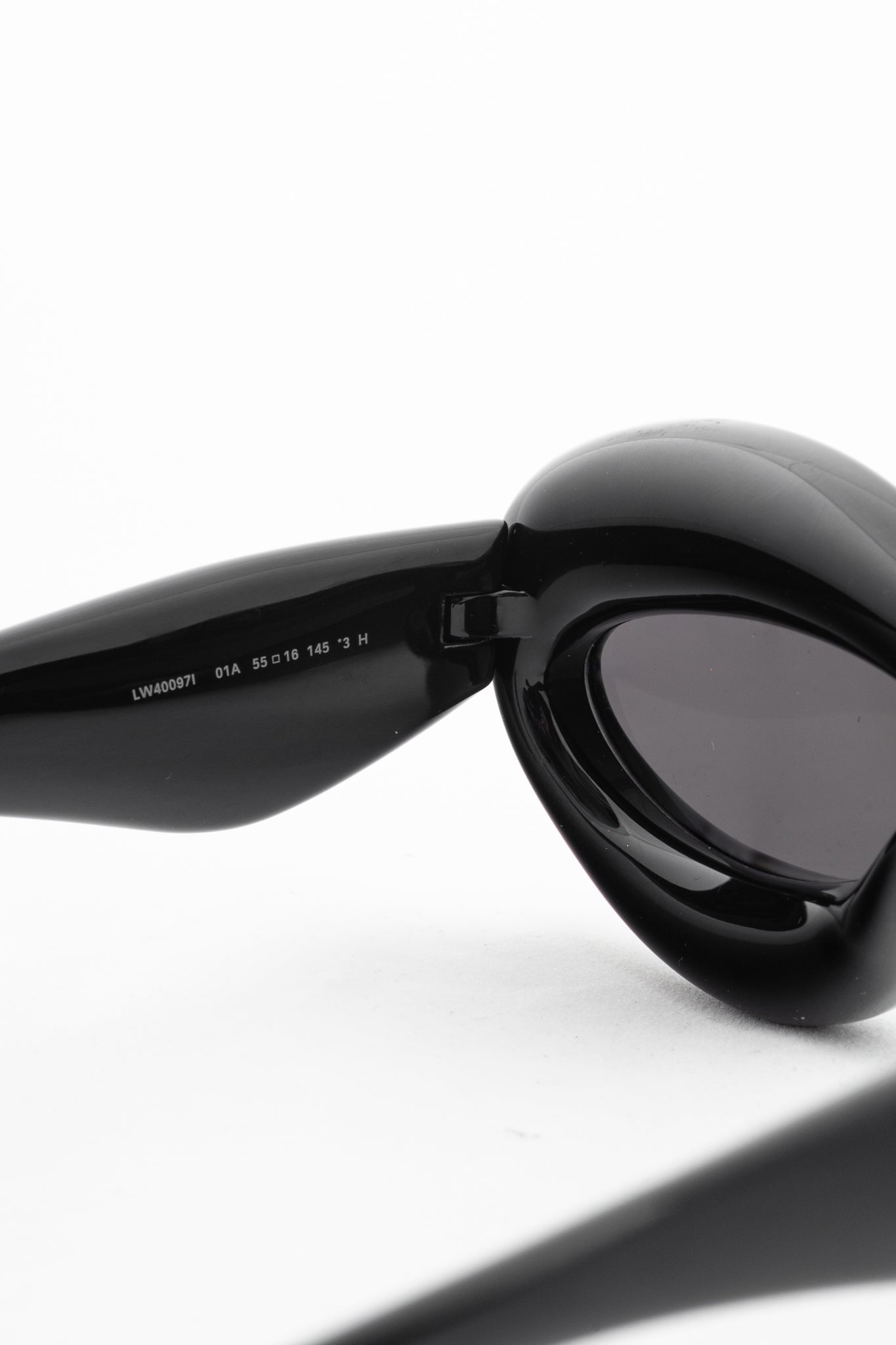 Loewe Black Cat Eye Inflated Sunglasses