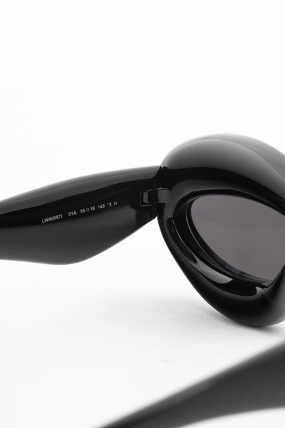 Loewe Black Cat Eye Inflated Sunglasses