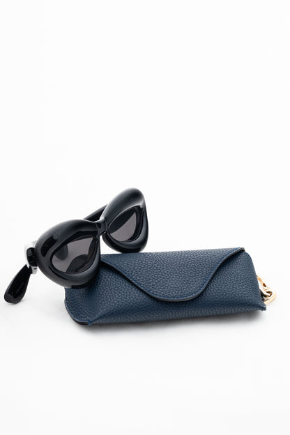 Loewe Black Cat Eye Inflated Sunglasses