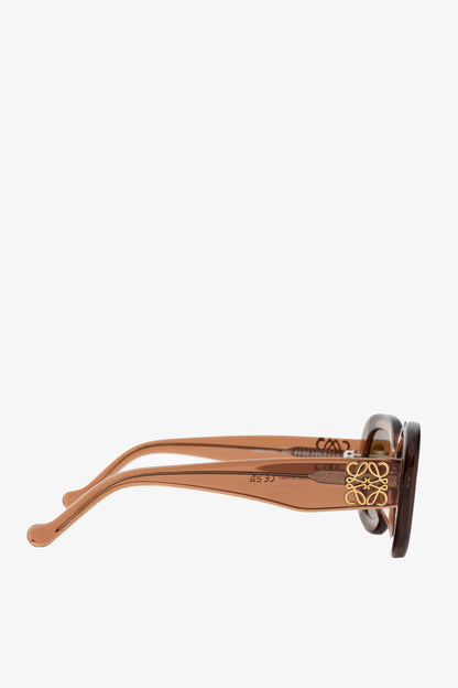 Loewe LW40120U Blush Acetate Anagram Sunglasses
