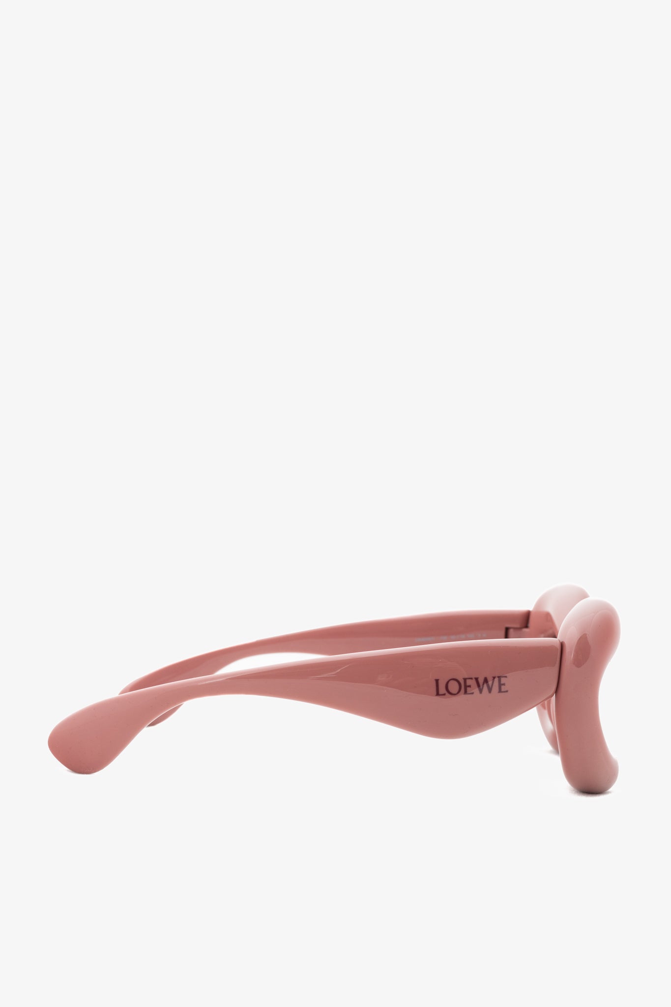 Loewe Shiny Pink Cat Eye Inflated Sunglasses